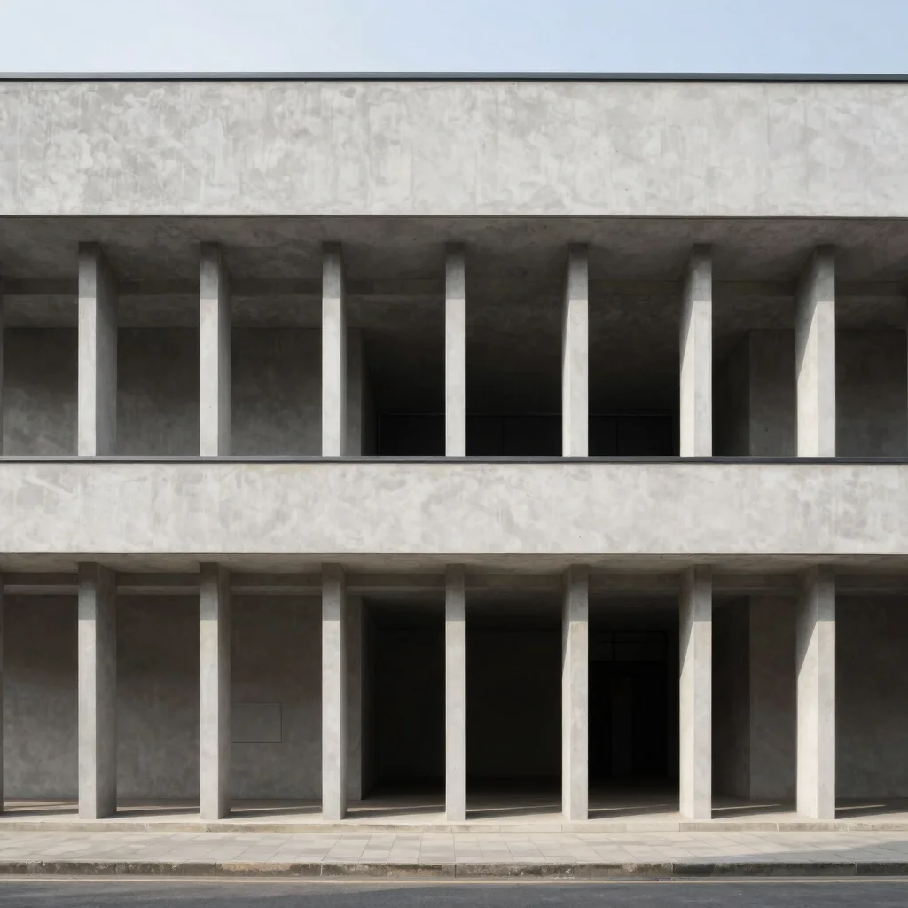 Architectural exterior with considered crop, neutral daylight, true-to-life color, clean compositional lines, 50mm lens